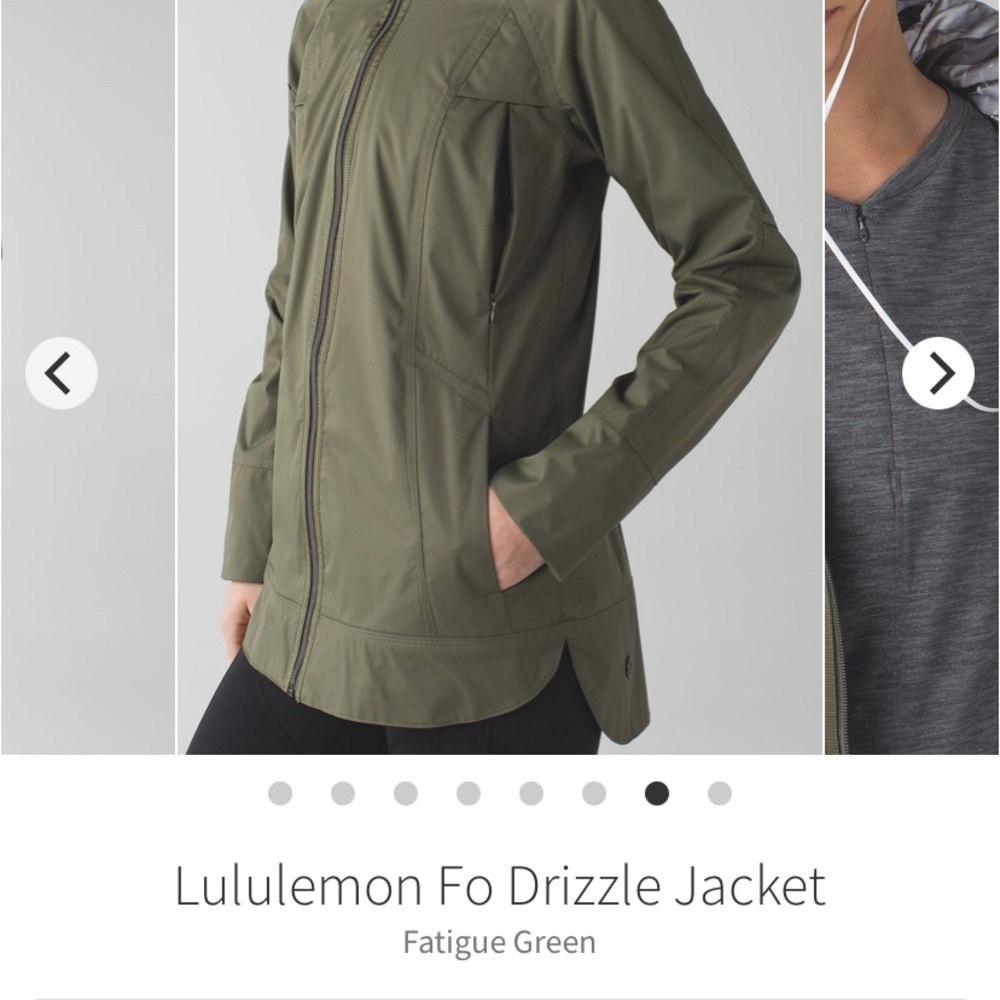 RARE Lululemon Fo Drizzle Jacket Savasana Camo